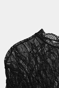 LONG SLEEVE LACE BODYSUIT