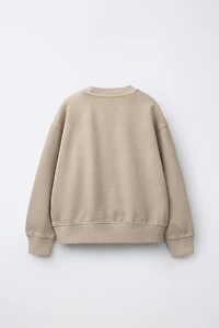 GARMENT DYED PLAIN SWEATSHIRT