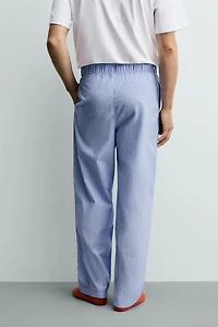 STRIPED PANTS PAJAMA SET
