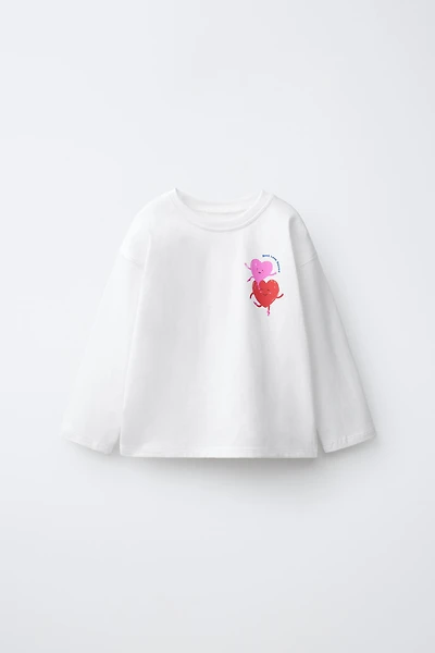 T-SHIRT À IMPRIMÉ CŒURS