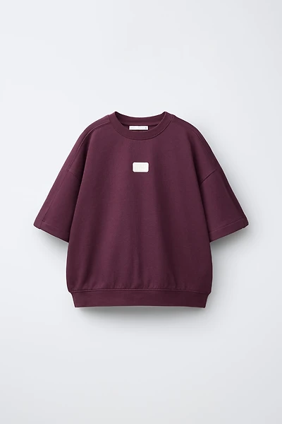 FRENCH TERRY JOGGING T-SHIRT