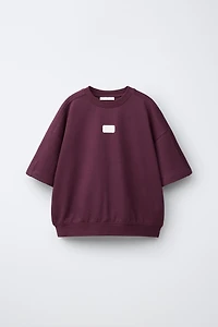 FRENCH TERRY JOGGING T-SHIRT