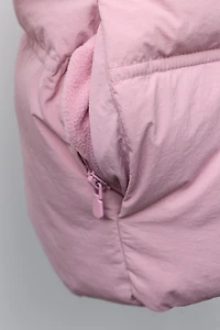 VESTE REMBOURRÉE À CAPUCHE DÉPERLANTE
