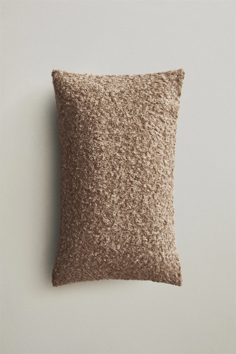 BRUSHED FUR CUSHION COVER