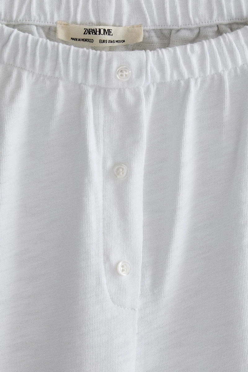 PANTALON LONG EN COTON