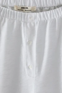 PANTALON LONG EN COTON