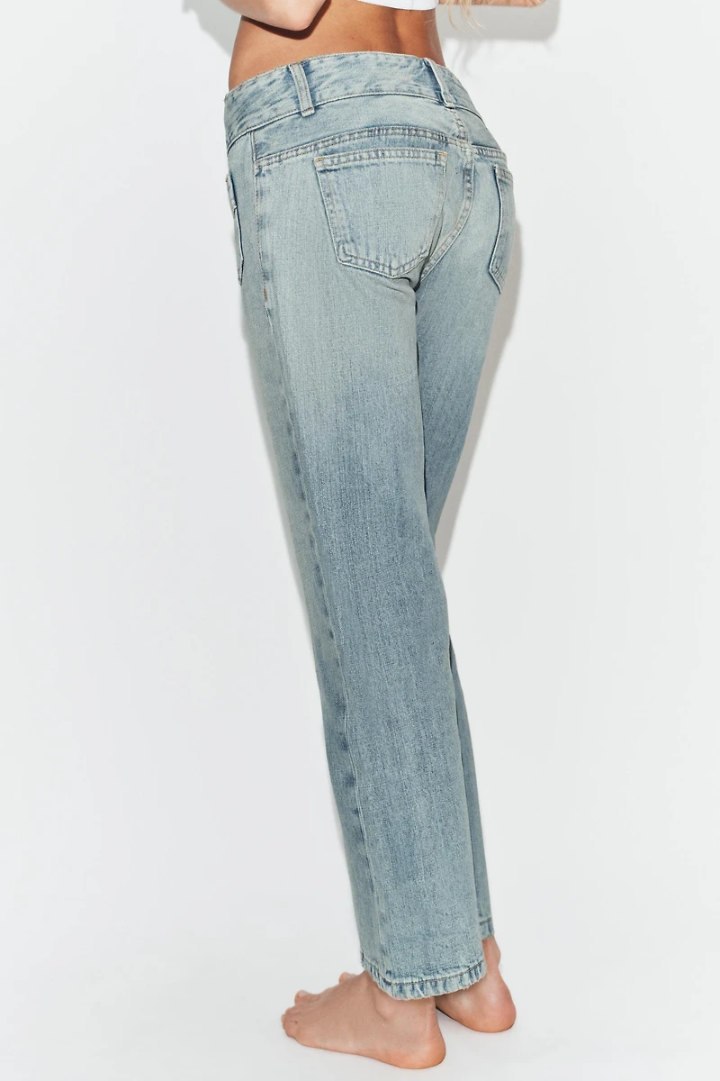 JEAN TRF TAILLE BASSE À POCHES