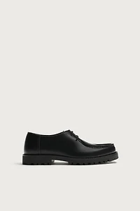 LUG SOLE PIPED SHOES