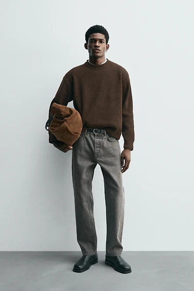 CHENILLE TEXTURED SWEATER