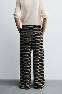 PANTALON JACQUARD AJOURÉ