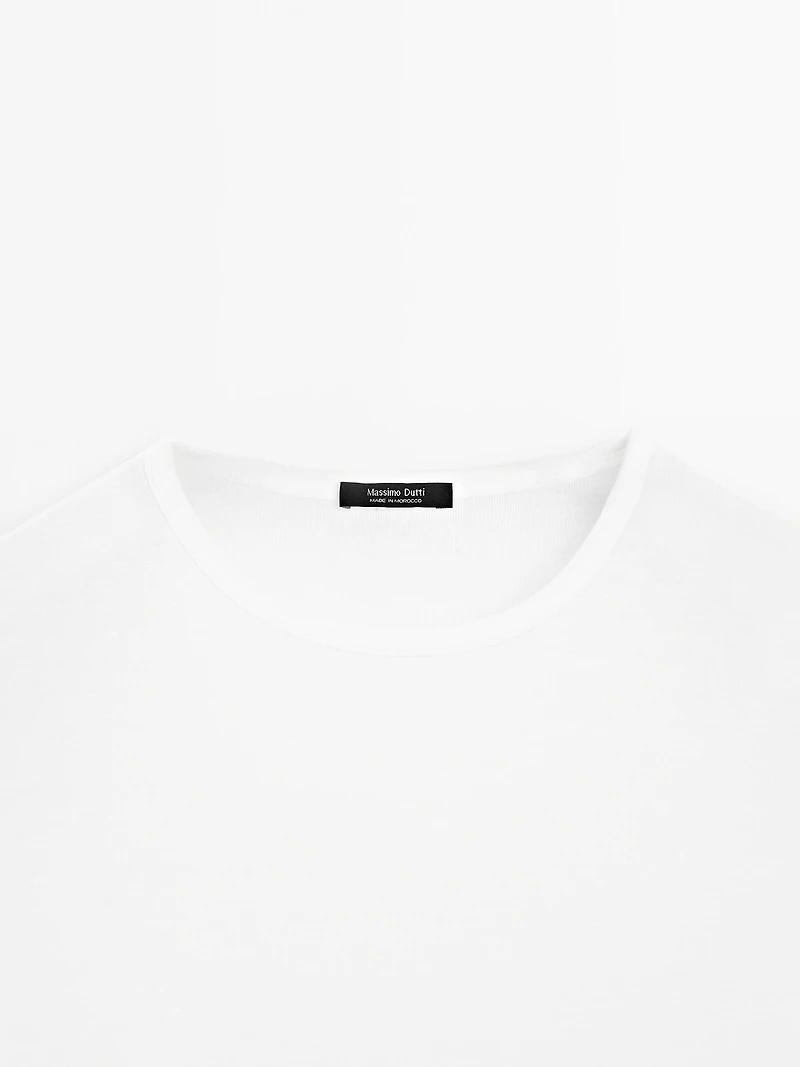 100% mercerised cotton short sleeve T-shirt