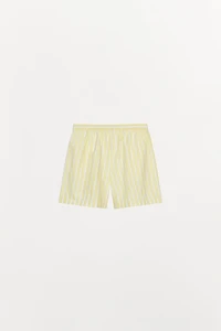 STRIPED PAJAMA SHORTS