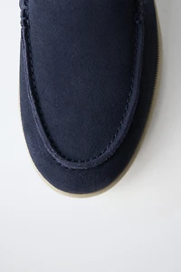 LEATHER BOAT SHOES