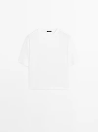 T-shirt oversize couture apparente