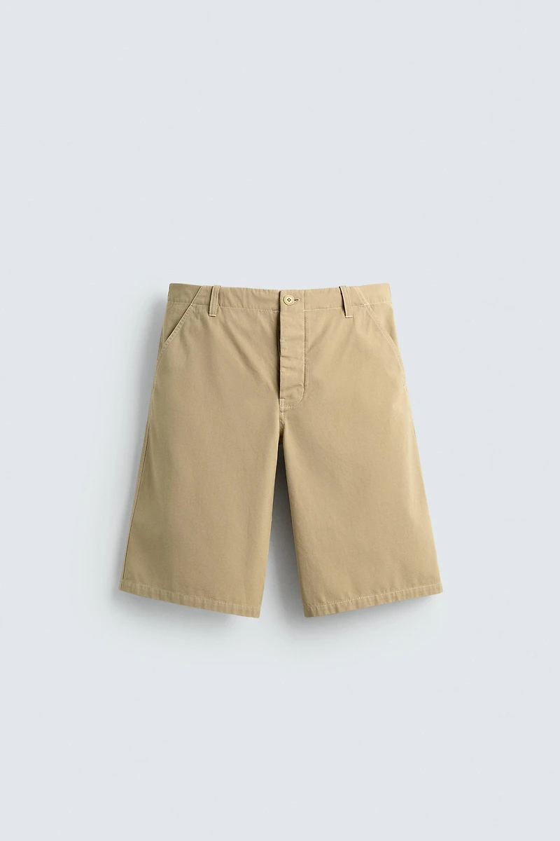 WASHED RELAXED FIT SHORTS