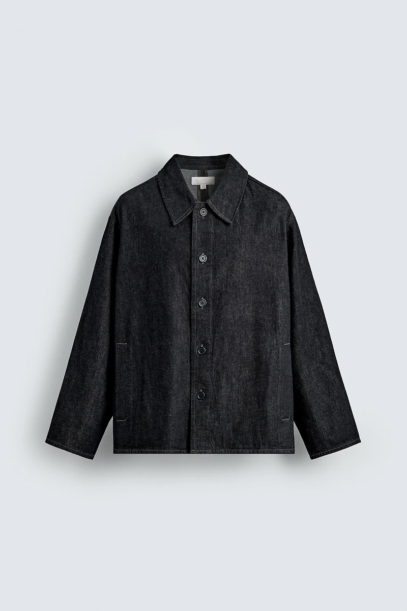SURCHEMISE COUPE DÉCONTRACTÉE EN DENIM
