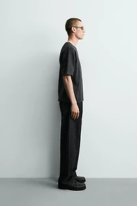 FLAMÉ TEXTURED KNIT T-SHIRT