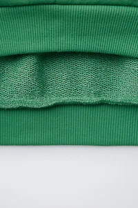 SWEAT À INSCRIPTION ET BANDES EN CONTRASTE