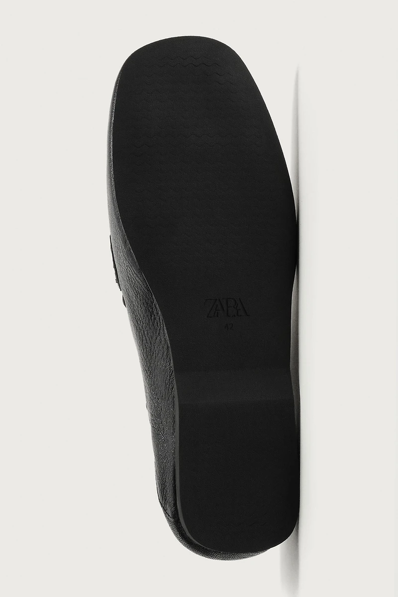 LEATHER PENNY LOAFERS
