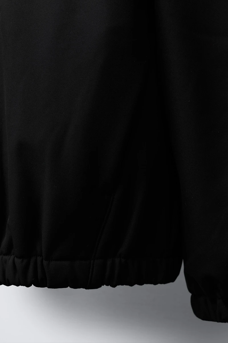 WATER REPELLENT HOODIE TECHNICAL JACKET