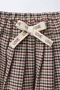 PLAID SKIRT
