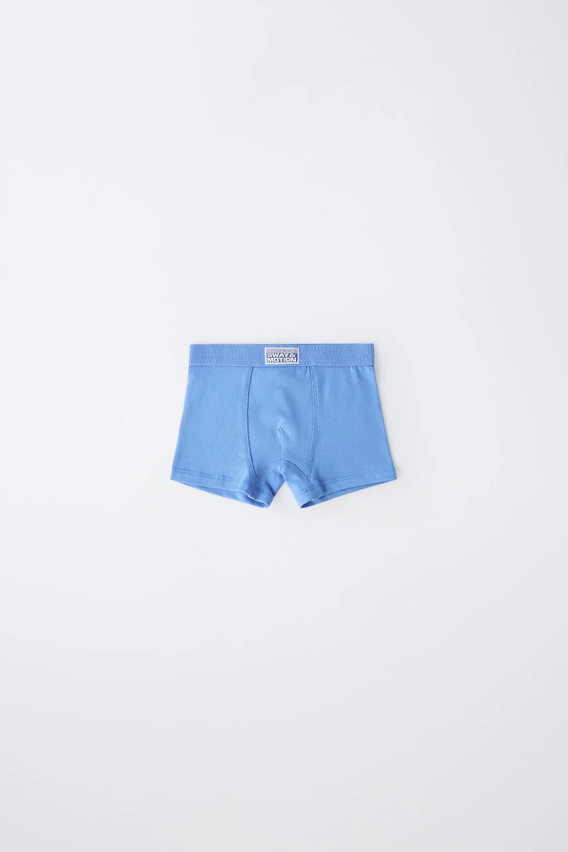 2-6 YEARS/ FIVE-PACK OF LABEL BOXERS