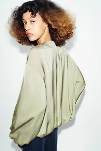FLUID BALLOON BOMBER JACKET