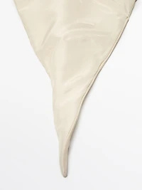 Quilted 100% silk bandana