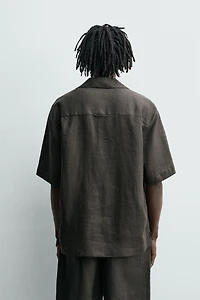100% LINEN RELAXED FIT SHIRT