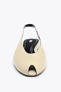 OPEN TOE SLINGBACK SHOES