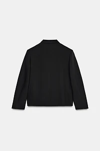 DOUBLE BREASTED CROP BLAZER