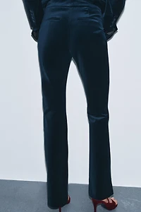 FLARE VELVET PANTS ZW COLLECTION