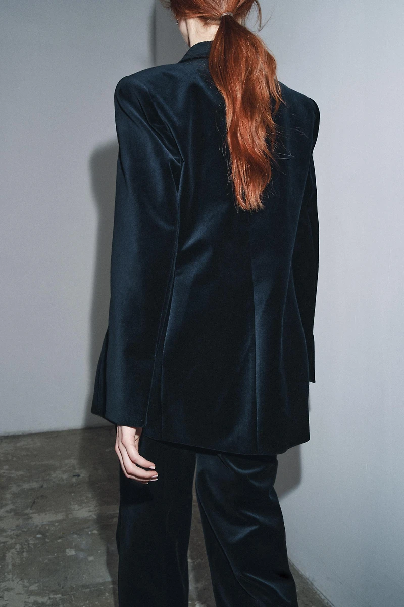 ZW COLLECTION LIMITED EDITION VELVET FLARE PANTS