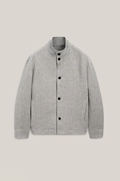 Total look linen bomber jacket - LIMITED EDITION