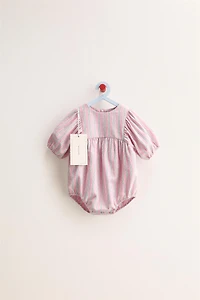 ZARA TIMELESS - STRIPED ROMPER