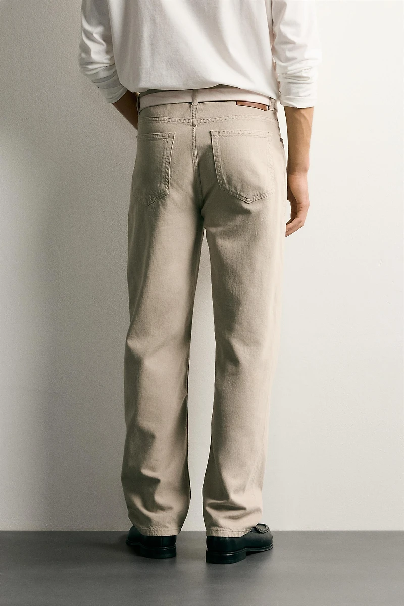 LIGHTWEIGHT COTTON-HEMP JEANS