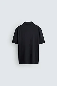 REGULAR FIT COTTON BLEND KNIT POLO
