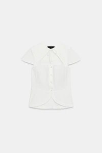 BOW CUT-OUT TOP