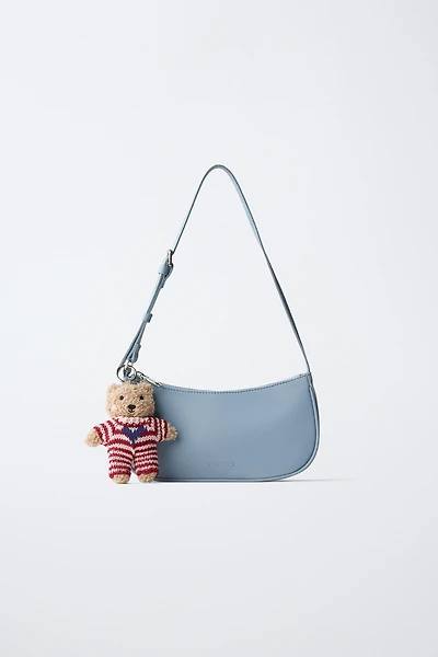 BEAR CHARM SHOULDER BAG