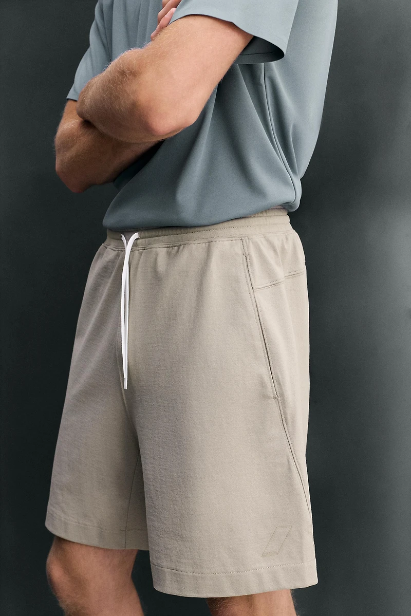 9" COTTON BLEND TRAINING SHORTS