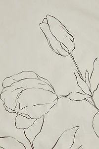 FLORAL PRINT PILLOWCASE