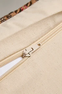 HOUSSE DE COUSSIN CARREAUX GÉOMÉTRIQUES