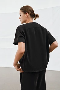T-SHIRT HEAVY COTTON À MANCHES COURTES