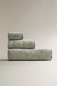 SERVIETTE DE BAIN JACQUARD MOSAÏQUE