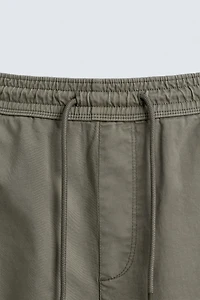 SLIM FIT JOGGER WAIST PANTS