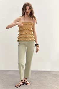 Z.02 HIGH WAIST STRAIGHT ANKLE JEANS