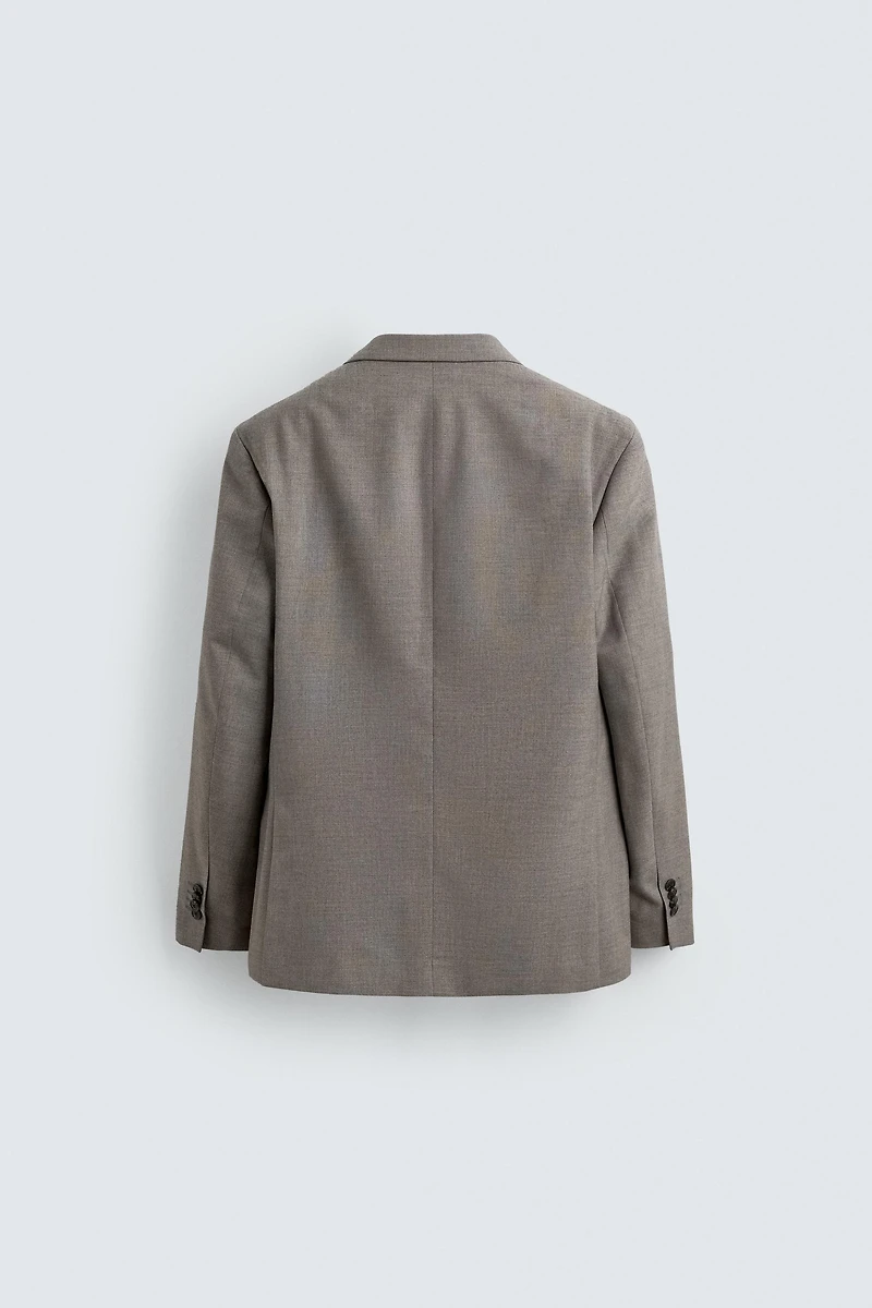 BLAZER REGULAR FIT COSTUME STRUCTURÉ