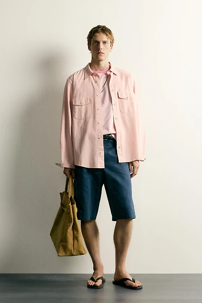 RELAXED FIT POCKET SHIRT