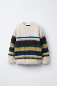 STRIPED KNIT JUMPER