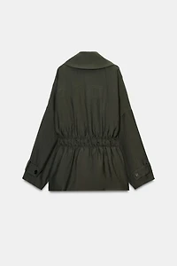 SHORT FLOWY TRENCH COAT ZW COLLECTION
